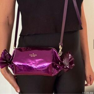 Kate Spade Purple Candy Wrapper Crossbody Bag